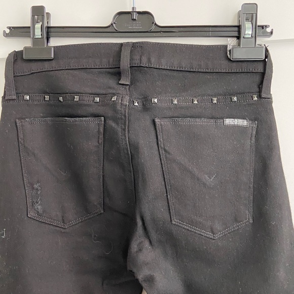 Hudson Black Skinny Rockstud Jeans - Picture 6 of 10